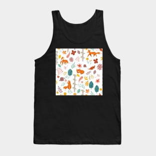 Woodland foxes Tank Top